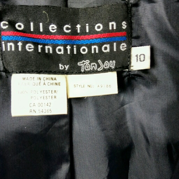 Collections Internationale, Black Blazer - Picture 3 of 3